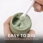 Silicone Facial Brush - 2Pcs Portable Multifunctional Cream Mask Cosmetics Tool