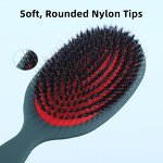 Boar Bristle Comb - Hot Sell Custom Logo Air Cushion Detangling Head Massager