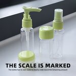 Cosmetic Travel Bottles - Travel Size Containers Leak Proof Refillable with Roller