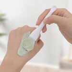 Silicone Facial Brush - 2Pcs Portable Massage Scrub Cream Mask Cosmetics Tool