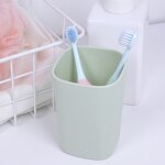Children's Toothbrush - UUYP YP-C71 Cute Cartoon Soft TPR Handle 2Pcs Pink Blue