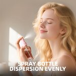 Travel Bottles Kit - 10pcs Containers Toiletries Makeup with Bag Folding Brush