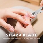 Nail Cuticle Trimmer - Professional Carbon Steel Straight Nippers Cutter Clippers