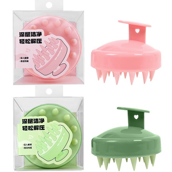 Scalp Massager Brush - Wholesale Private Label Silicone Wet Dry Hair Growth Tool