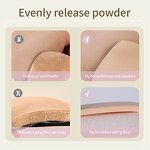 Cosmetic Puffs - Stock 1Pcs Powder Foundation Sponge Plastic Handle Custom Package