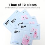 Cotton Wipes - UUYP Eco-friendly 3-Layer Ultra-Soft Makeup Remover Towelettes 10Pcs