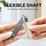 Finger Cuticle Nippers - Low MOQ Carbon Steel 2Pcs Wide Jaw Custom Packaging