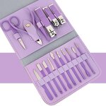 Manicure Pedicure Kit - 4-16pcs Cutter Trimmer Ear Pick Gift for Men Women
