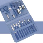 Manicure Pedicure Kit - 4-16pcs Carbon Steel Clipper Cutter Ear Pick Gift Set