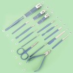 Manicure Pedicure Kit - 4-16pcs Cutter Trimmer Ear Pick Gift for Men Women