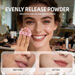 Cosmetic Puffs - Customized 5Pcs Double-sided Pink Foundation Sponge Beauty Accessory