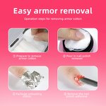 Women's Makeup Set - UUYP Nail Tools Cosmetic Cotton Pads False Nails Removal Kit