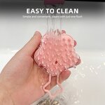 Scalp Massager Brush - Custom Logo PP Waterproof Star Shape Scalp Scrubber Exfoliator