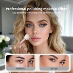 Makeup Brush Set - High Quality Pink Mini 5Pcs Synthetic Hair Foundation Eyeshadow