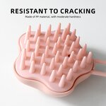 Scalp Massager Brush - In Stock PP Wet/Dry Scrubber Exfoliator Dandruff Removal