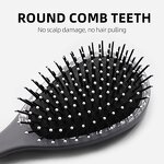 Paddle Hair Brush - Professional Fashion Plastic Nylon Teeth Cushion Smooth Comb