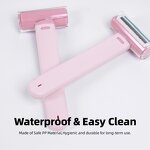 Dermaplaning Blades - 2Pcs Pink Purple Safe Skin-Friendly Reusable Facial Razor