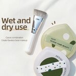 Cosmetic Puffs - Stock 1Pcs Powder Foundation Sponge Plastic Handle Custom Package