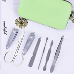 7 in 1 Nail Clippers Set - Portable Stainless Steel Manicure Pedicure Custom Box