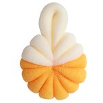 Bath Sponge - Multicolor Nylon Mesh Exfoliating Flower-Shaped Loofah Shower Ball