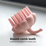 Scalp Massager Brush - Private logo Manual Shampoo Wet Dry Shower Cleansing Tool