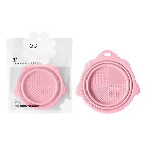 Silicone Brush Cleaner - UUYP Folding Powder Puff Cleansing Bowl Home Commercial Use