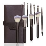 Makeup Brush Set - UUYP Luxury 10Pcs Synthetic Hair Foundation Women Beauty Bag