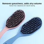 Hair Brush - Wholesale Boar Bristles Detangling Head Massage Long Short Hair Comb