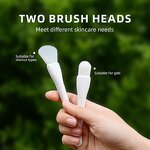 Silicone Facial Brush - 2Pcs Portable Multifunctional Cream Mask Cosmetics Tool