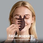 Wooden Hair Comb - Custom Five-finger Massage Sandalwood Wide Teeth Meridian Tool