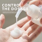 Travel Accessories Set - 7Pcs Plastic Squeezable Flip Cap Shampoo Lotion Bottles