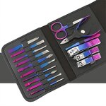 Manicure Pedicure Kit - 4-16pcs Carbon Steel Clipper Cutter Ear Pick Gift Set