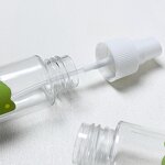 Fine Mist Spray Bottle - UUYP Custom Tags 50ml Alcohol Toner Water Refillable Clear