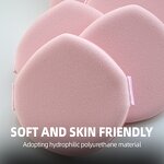Cosmetic Puffs - Customized 5Pcs Double-sided Pink Foundation Sponge Beauty Accessory