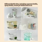 Fine Mist Spray Bottle - UUYP Custom Tags 50ml Alcohol Toner Water Refillable Clear