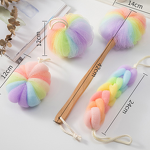 Body Clean Sets - High Quality Eco-Friendly PE Mesh Sponge Shower Puff Exfoliating