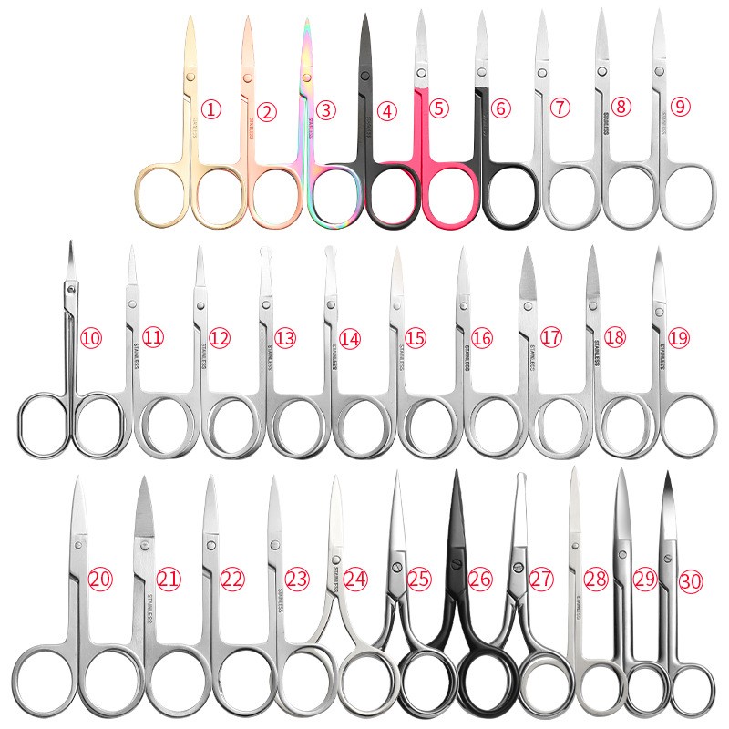 Beauty Scissors Factory - Portable Stainless Steel Tweezers Set