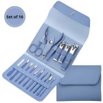 Manicure Set Manufacturer - Wholesale Leather Case Nail Tool Set