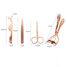 Eyelash Curler Set Manufacturer - Private Label Rose Gold Makeup