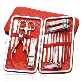 Pedicure Set Factory - Professional 18 Piece Travel Care Kit