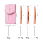 Eyelash Tweezers Factory - Private Label Rose Gold Extension