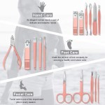 Manicure Set Manufacturer - Wholesale Leather Case Nail Tool Set