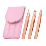 Eyelash Tweezers Factory - Private Label Rose Gold Extension