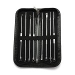 痤疮针套装工厂-9件黑头清理工具套
