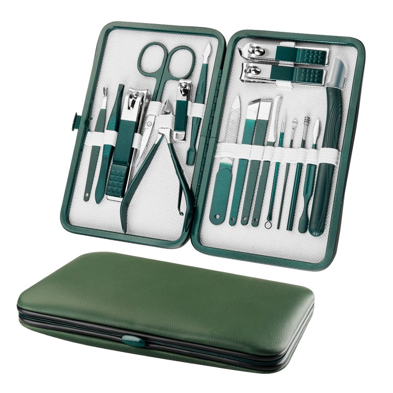 Nail Clipper Set Manufacturer - Professional Green Manicure Kit