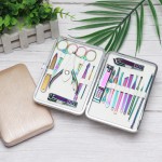 美甲艺术工具工厂-彩色角质层美甲艺术工具套