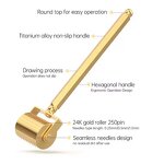 Derma Roller Manufacturer - Hot Selling Gold Plated 250 Titanium Needles