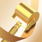 Derma Roller Manufacturer - Hot Selling Gold Plated 250 Titanium Needles