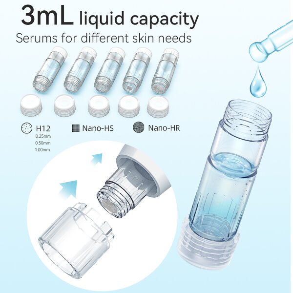 Microneedling Heads Manufacturer - Hydra Pen H2 H12 0.25mm/0.5mm/1.0mm/Nano