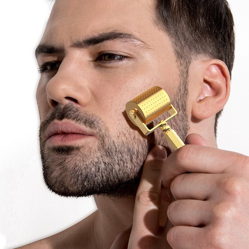 Gold Roller Manufacturer - Luxury 250 Gold Microneedle Therapy for Skin Care